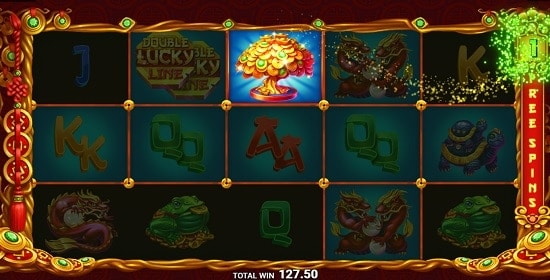 Extra Spins During Free Spins on Double Lucky Lines
