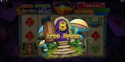 Absolootly Mad 8 Free Spins