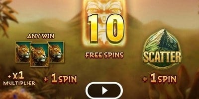 Silverback Multiplier Mountain spins feature