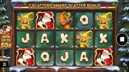 A Tale of Elves - Santa's triggering free spins